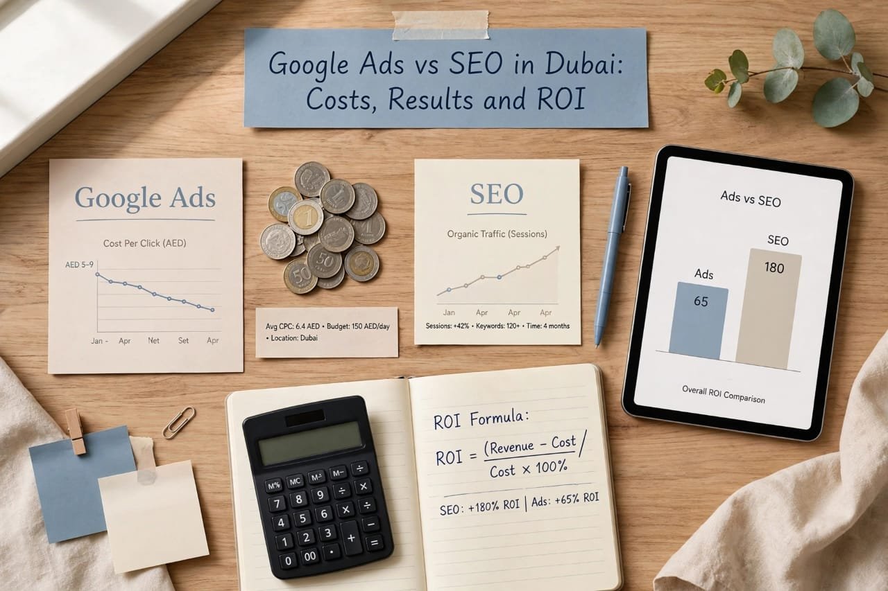 Google Ads vs SEO Dubai
