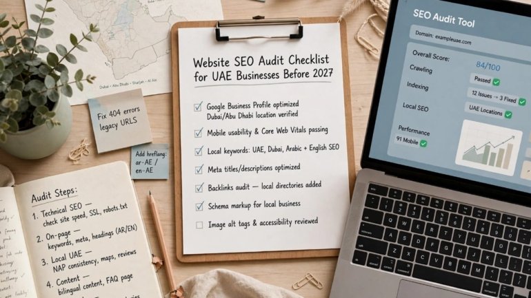 SEO audit checklist UAE
