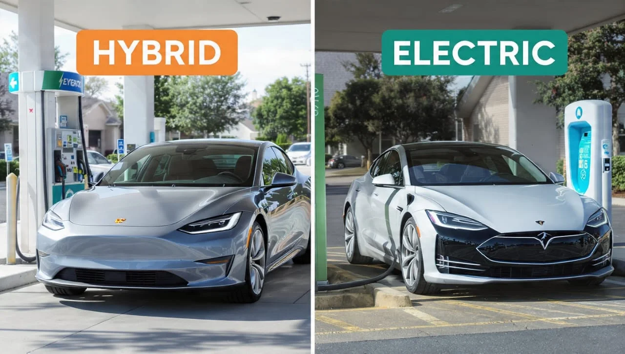 hybrid vs electric cars USA