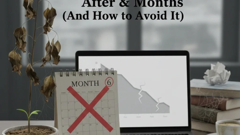 why blogs fail after 6 months