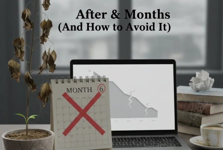 why blogs fail after 6 months